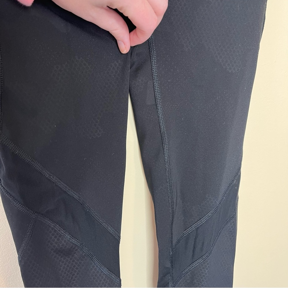 Champion C9 DuoDry Black with Mesh Detail Leggings Size M - Picture 4 of 14
